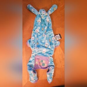 NWT Large Pet "Hunny Bunny" Blue Pajamas